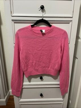 H&M Pink Crewneck Sweater